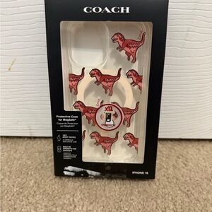 Coach Black Phone Case
